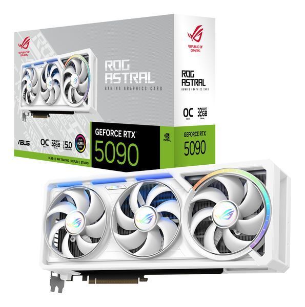 Відеокарта Asus ROG Astral GeForce RTX 5090 White (ROG-ASTRAL-RTX5090-32G-WHITE) 924440 фото