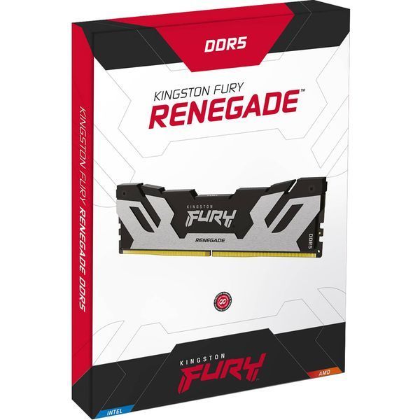 Kingston FURY 48 GB (2x24GB) DDR5 8000 MHz Renegade Silver/Black (KF580C38RSK2-48) 241358 фото