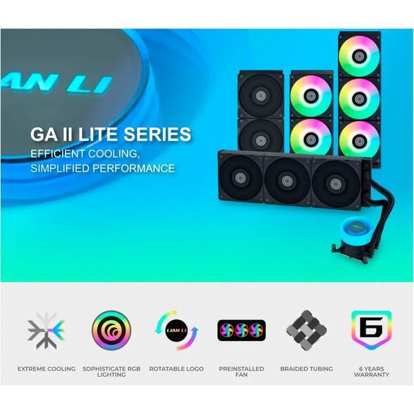 Lian Li Galahad II Lite 360P Black (G89.GA2L36PB.00) 470727 фото
