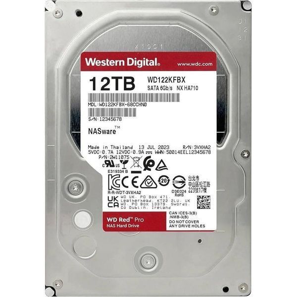 WD Red Pro 12 TB (WD122KFBX) 198085 фото