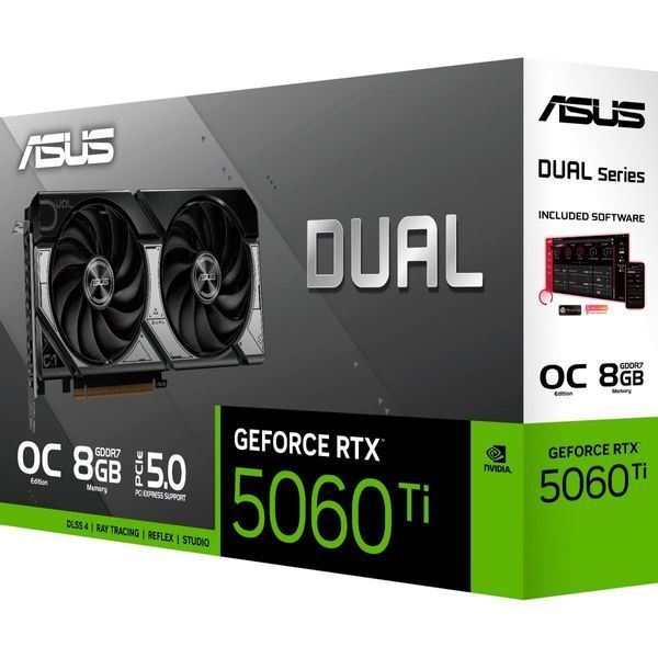 Відеокарта Asus Dual GeForce RTX 5060 Ti OC (DUAL-RTX5060TI-O8G) 230497 фото