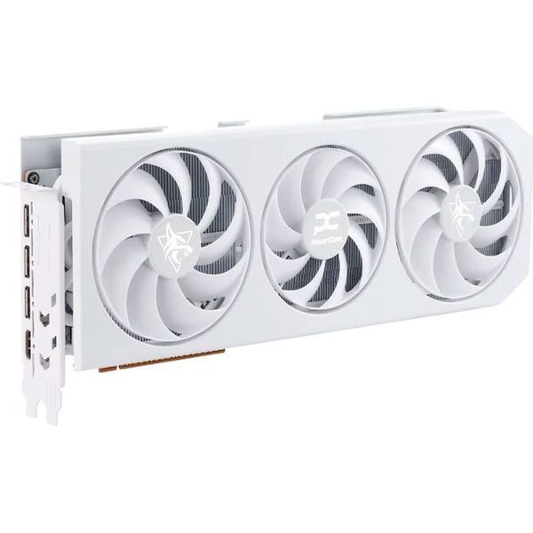 Відеокарта PowerColor Hellhound Spectral White AMD Radeon RX 9070 XT (RX9070XT 16G-L/OC/WHITE) 746337 фото