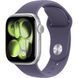 Apple Watch Series 11 GPS + Cellular 46mm Silver Aluminum Case with Purple Fog Sport Band - S/M (MFCP4) MFCP4 фото 1