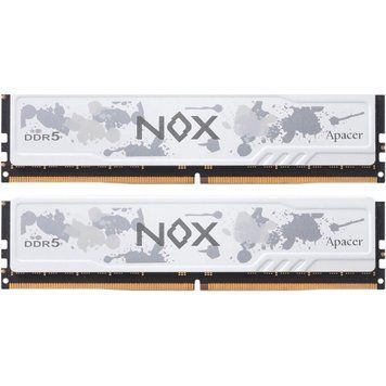 Apacer 32 GB (2x16GB) DDR5 6000 MHz Nox White (AH5U32G60C622MWAA-2) 484415 фото