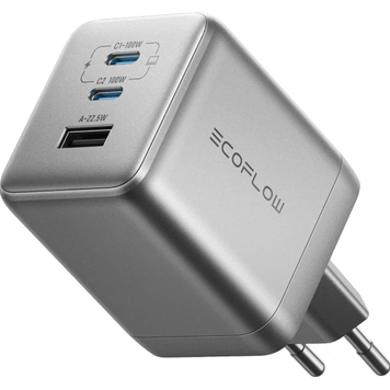 Мережевий зарядний пристрій EcoFlow RAPID Pro Charger 100W (EFA-100W-GAN-CHARGER-EU) EFA-100W-GAN-CHARGER-EU фото