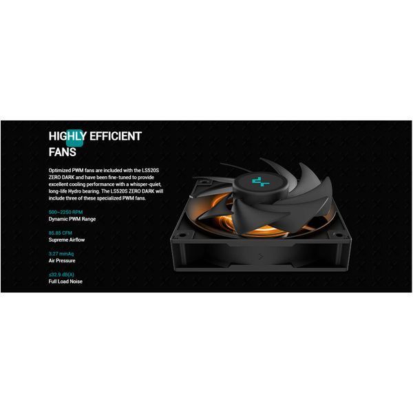 Deepcool LS520S Zero Dark (R-LS520-BKNNMM-G-1) 900384 фото