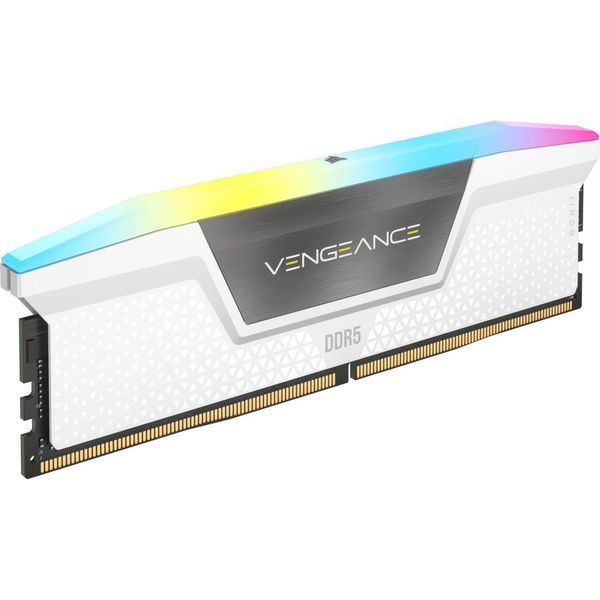 Corsair 32 GB (2x16GB) DDR5 6000 MHz Vengeance RGB White (CMH32GX5M2B6000C40W) 571353 фото