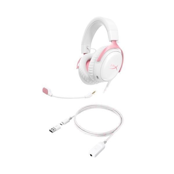 HyperX Cloud III White/Pink (9W1Q4AA) 389235 фото