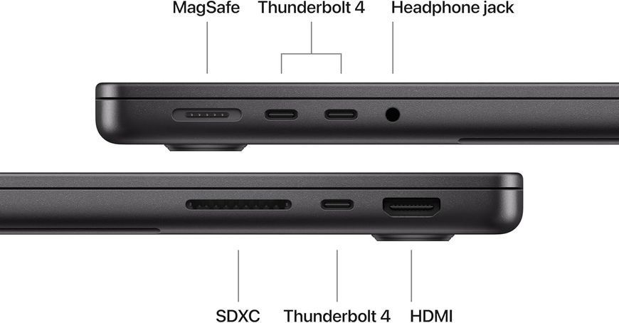 Apple MacBook Pro 14" M5 Max/18CPU/32GPU/36GB/2TB Space Black 2026 (MGDU4) MGDU4 фото
