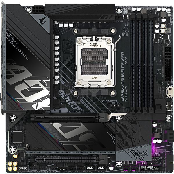 GIGABYTE X870M AORUS ELITE WIFI7 (4719331874346) 496719 фото