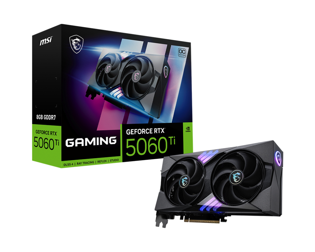 Видеокарта MSI GeForce RTX 5060 Ti GAMING OC (RTX 5060 Ti 8G GAMING OC)