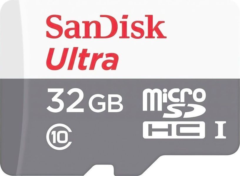 SanDisk 32 GB microSDHC UHS-I Ultra + SD adapter (SDSQUNR-032G-GN3MA) 189275 фото