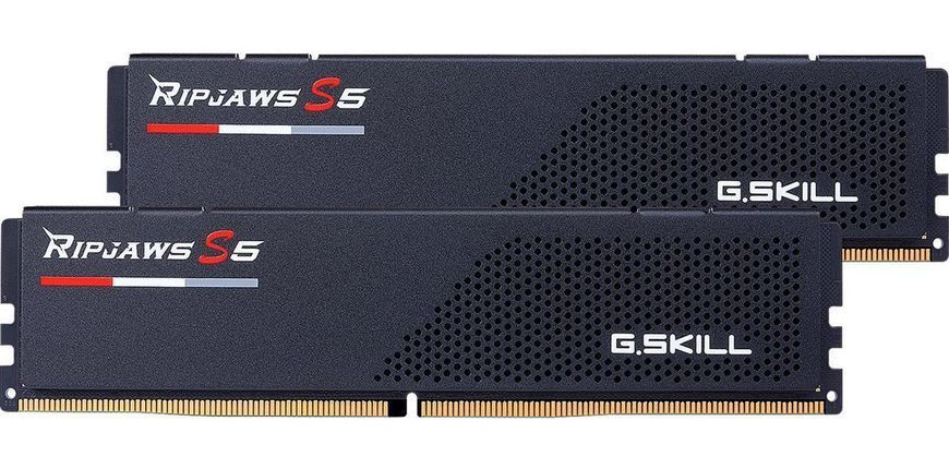 G.Skill 32 GB (2x16GB) DDR5 6800 MHz Ripjaws S5 (F5-6800J3445G16GX2-RS5K) 764981 фото