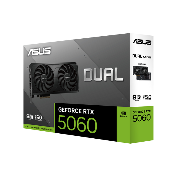 Відеокарта Asus Dual GeForce RTX 5060 EVO (DUAL-RTX5060-8G-EVO) 263042 фото