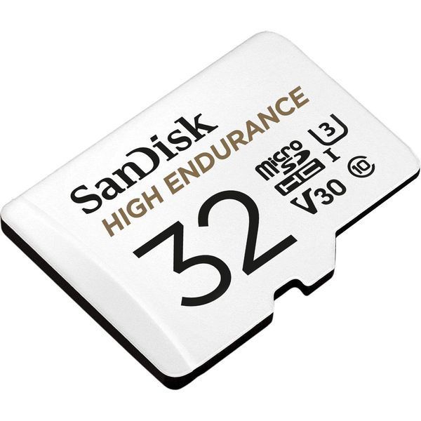 SanDisk 32 GB microSDHC High Endurance UHS-I U3 V30 + SD adapter (SDSQQNR-032G-GN6IA) 774081 фото