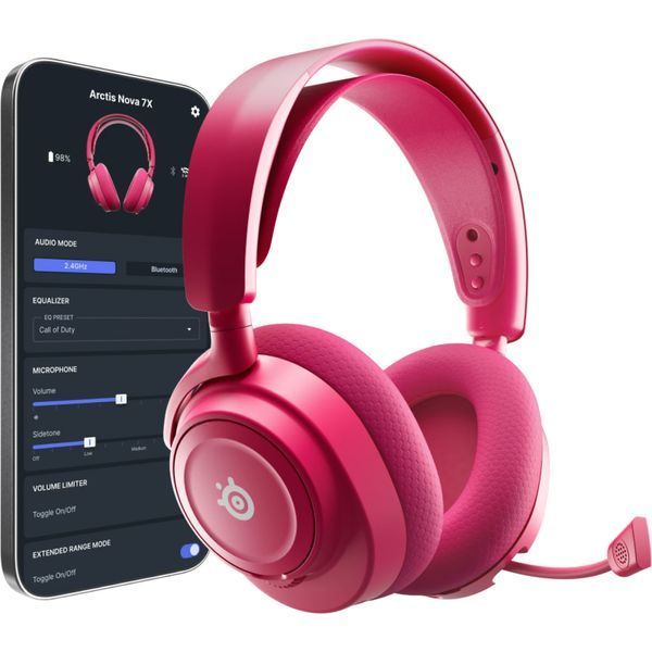 SteelSeries Arctis Nova 7X Wireless Gen 2 Magenta (61760) 581777 фото