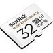 SanDisk 32 GB microSDHC High Endurance UHS-I U3 V30 + SD adapter (SDSQQNR-032G-GN6IA) 774081 фото 2