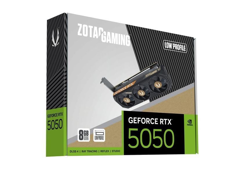 Відеокарта Zotac GeForce RTX 5050 GAMING Low Profile (ZT-B50500L-10L) 985609 фото