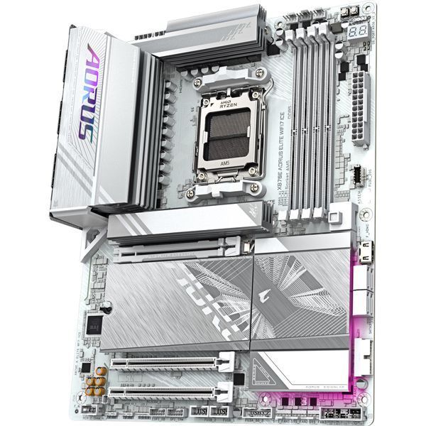 GIGABYTE X870E AORUS ELITE WIFI7 ICE (4719331871529) 856907 фото