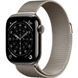 Apple Watch Series 11 GPS + Cellular 42mm Natural Titanium Case with Natural Milanese Loop (MF8P4) MF8P4 фото 1