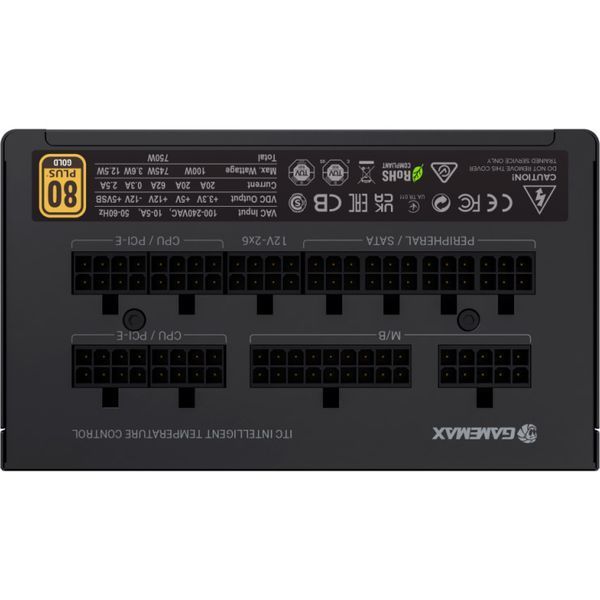 GameMax GX-750 PRO BK (GX-750 PRO BK(ATX3.1PCIe5.1)) 977702 фото
