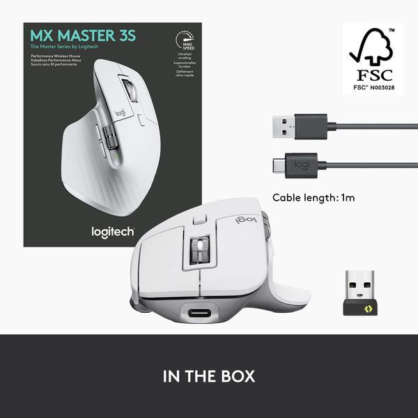 Logitech MX Master 3S Graphite (910-006557, 910-006559) 698646 фото