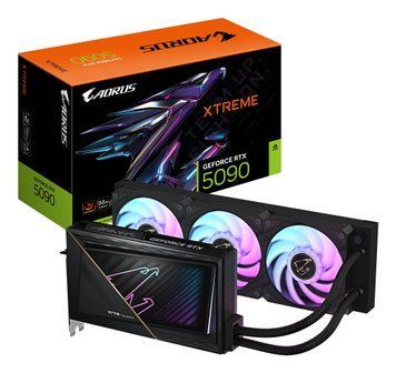 Відеокарта GIGABYTE AORUS GeForce RTX 5090 XTREME WATERFORCE 32G (GV-N5090AORUSX W-32GD) 378084 фото