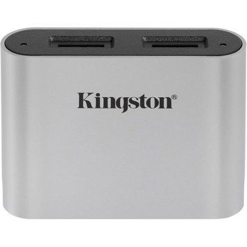 Kingston USB3.2 Gen1 Workflow Dual-Slot microSDHC/SDXC UHS-II Card Reader (WFS-SDC) 237347 фото