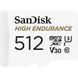 SanDisk 512 GB microSDXC High Endurance UHS-I U3 V30 + SD adapter (SDSQQNR-512G-GN6IA) 511075 фото 3