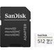 SanDisk 512 GB microSDXC High Endurance UHS-I U3 V30 + SD adapter (SDSQQNR-512G-GN6IA) 511075 фото 1
