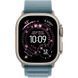 Apple Watch Ultra 3 GPS + Cellular 49mm Natural Titanium Case with Light Blue Alpine Loop - Large (MEWP4) MEWP4 фото 2