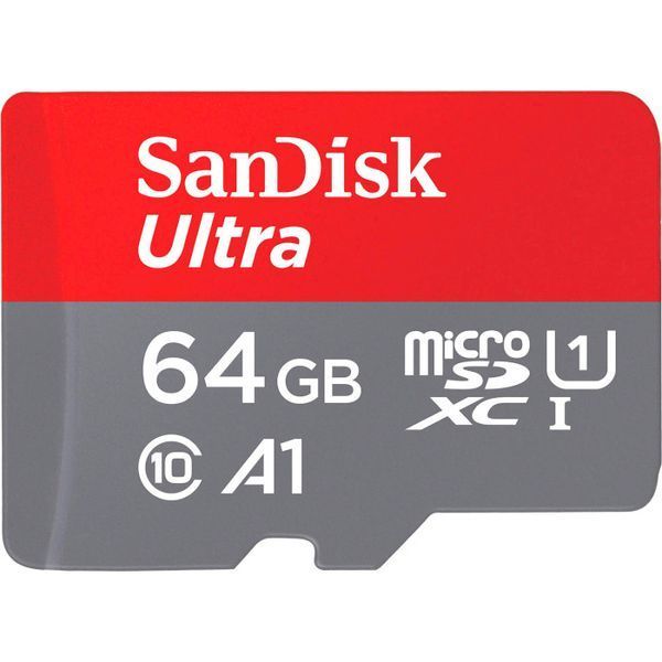 SanDisk 64 GB microSDXC UHS-I A1 Class 10 Ultra (SDSQUAB-064G-GN6MA) 692750 фото