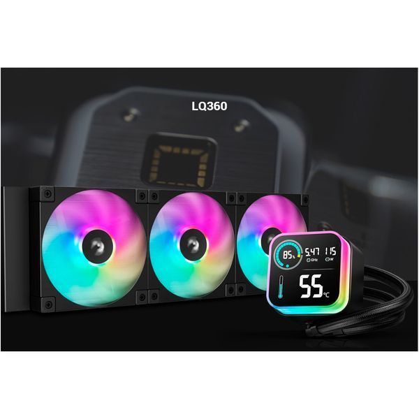 Deepcool LQ360 Black (R-LQ360-BKLSMW-G-1) 980421 фото