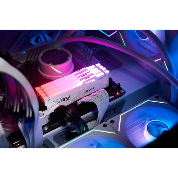 Kingston FURY 32 GB DDR5 6000 MHz Beast RGB EXPO White (KF560C36BWEA-32) 142046 фото