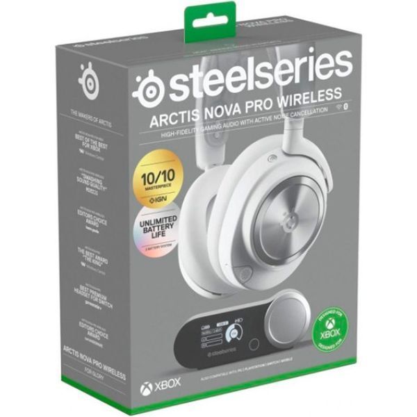 SteelSeries Arctis Nova Pro Wireless X White (61525) 614701 фото