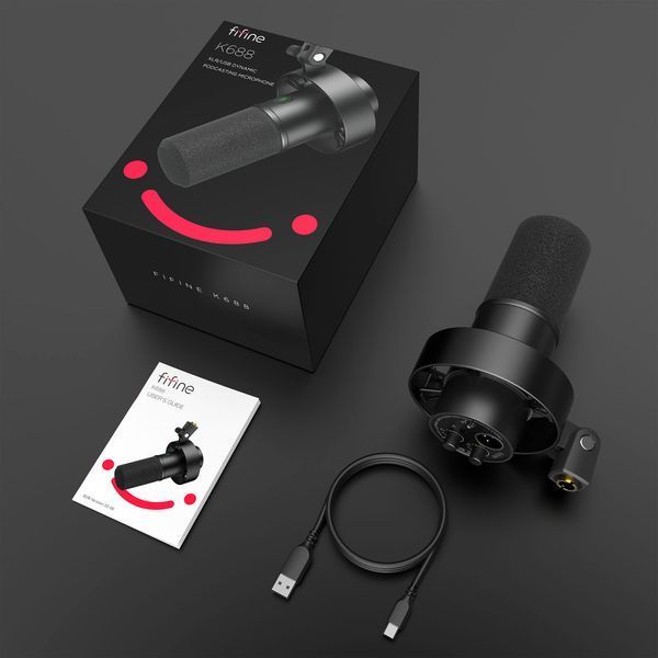 Fifine K688 Black (4820216973297) 860338 фото