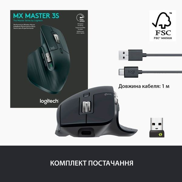 Logitech MX Master 3S for Business Graphite (910-006582) 815131 фото