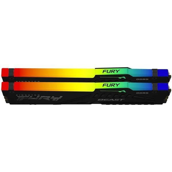 Kingston FURY 16 GB (2x8GB) DDR5 6000 MHz Beast RGB EXPO (KF560C30BBEAK2-16) 558960 фото