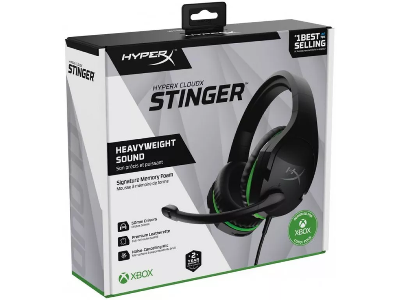 HyperX CloudX Stinger for Xbox Black (HX-HSCSX-BK/WW/4P5K1AA) 932328 фото