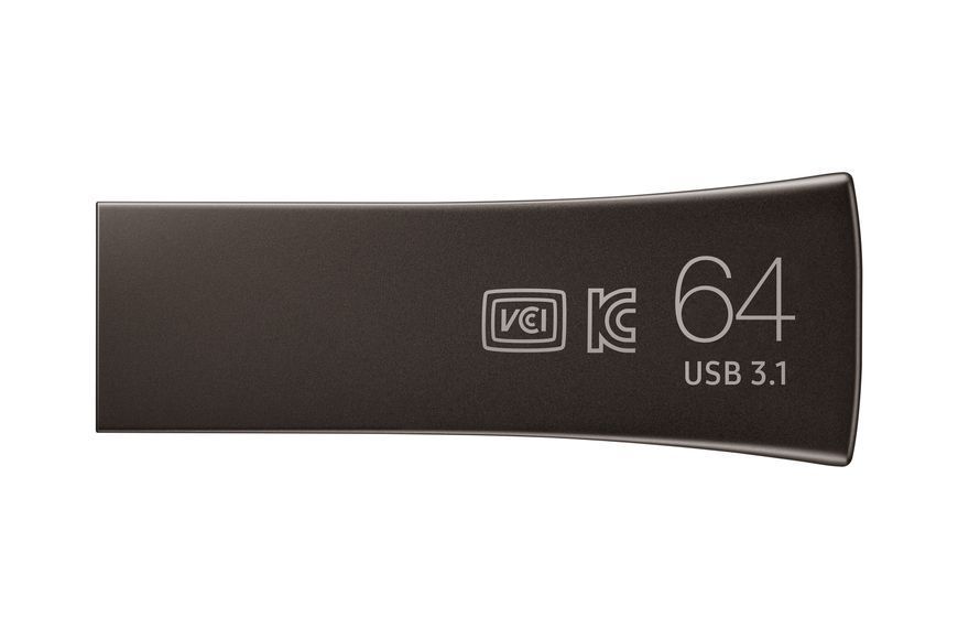 Samsung 64 GB Bar Plus Titan Gray (MUF-64BE4/APC) 362723 фото