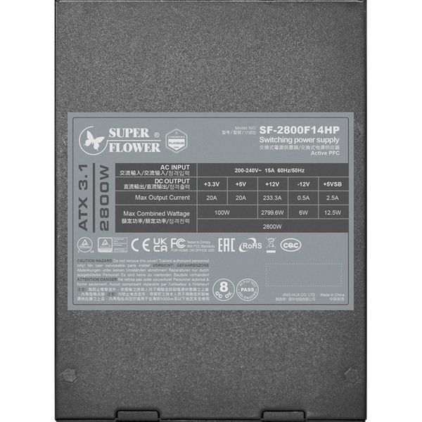 Super Flower Leadex Titanium 2800W (SF-2800F14HP) 359909 фото