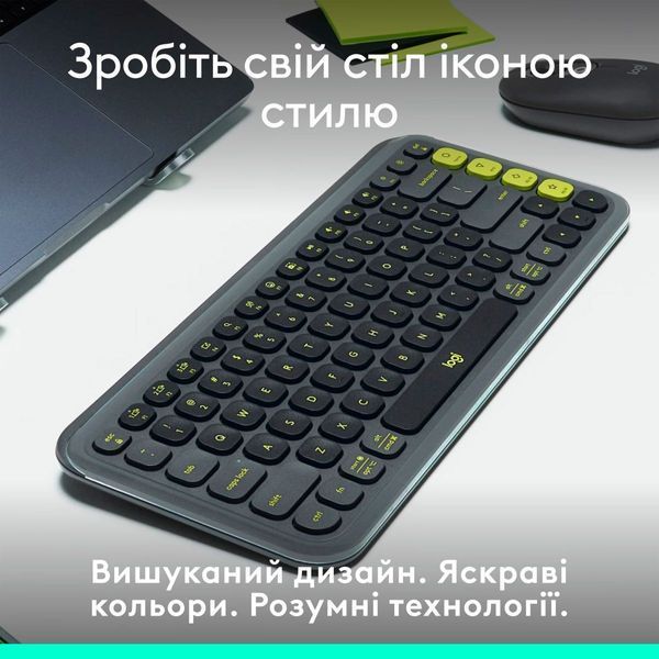 Logitech POP Icon Keys Graphite (920-013157) 879806 фото