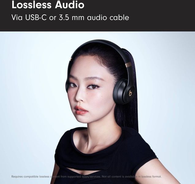 Навушники Beats Solo 4 &mdash; On-Ear Wireless Headphones &ndash; Black & Gold (MC2L4) MC2L4 фото