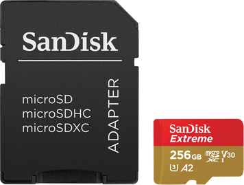 SanDisk 256 GB microSDXC UHS-I U3 V30 A2 Extreme (SDSQXAV-256G-GN6MA) 953924 фото