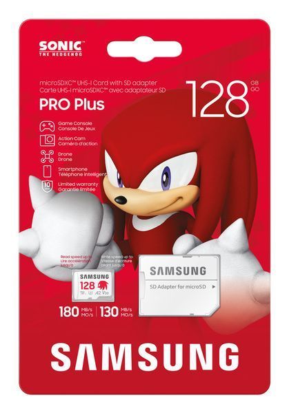 Samsung 128 GB microSDXC Pro Plus Sonic the Hedgehog (MB-MD128SA/LC1) 830053 фото