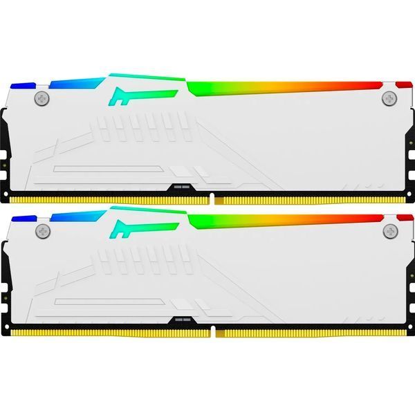 Kingston FURY 32 GB (2x16GB) DDR5 6000 MHz Beast RGB EXPO White (KF560C30BWEAK2-32) 291641 фото
