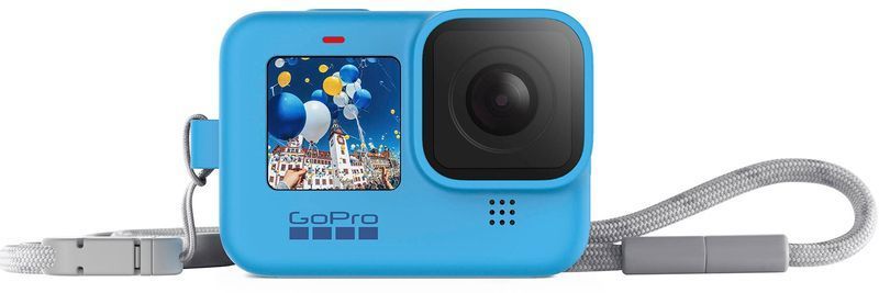 GoPro Sleeve + Lanyard Blue для HERO9 Black (ADSST-003) 340043 фото