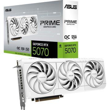 Відеокарта Asus PRIME GeForce RTX 5070 White OC (PRIME-RTX5070-O12G-WHITE) 136245 фото