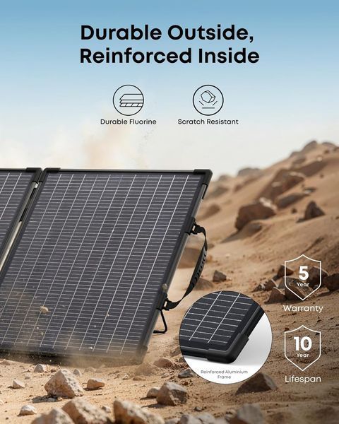 Сонячна панель Anker SOLIX PS100 Bifacial 100W (AS310011) AS310011 фото