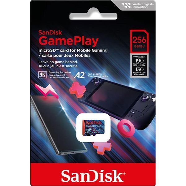 SanDisk 256 GB microSDXC GamePlay (SDSQXAV-256G-GN6XN) 330191 фото